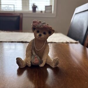 Stone Critters Bear Figurine ceramic